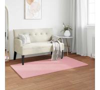 Vidaxl Tapis En Fourrure Synthétique De Lapin Olite Rose 60 X 110 Cm