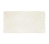 Vidaxl Tapis En Peau De Mouton Synthétique Blanc 80 X 150 Cm Polyester