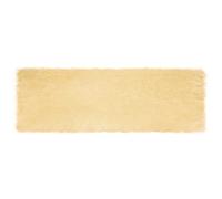 Vidaxl Tapis En Peau De Mouton Synthétique Crème 80 X 250 Cm Polyester