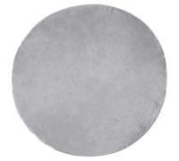 Vidaxl Tapis En Peau De Mouton Synthétique Gris 200 X 200 Cm Polyester