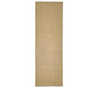 vidaXL Tapis en sisal pour griffoir 80x250 cm, Tapis en sisal, Tapis à griffer, Rouleau de sisal, Tapis à griffer pour Chat, Tapis en sisal