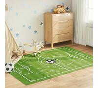 Vidaxl Tapis Enfant 160x230cm Terrain De Football Antidérapant Lavable