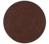 Tapis - vidaXL - Jute Rond 180 cm - Marron - Fait à la main - Naturel