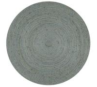 Vidaxl Tapis Fait À La Main Jute Rond 150 Cm Vert Olive