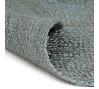 Vidaxl Tapis Fait À La Main Jute Rond 240 Cm Vert Olive