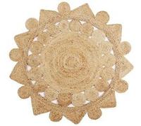 Tapis Fait À La Main Jute Tressée 150 Cm