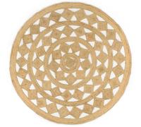 Vidaxl Tapis Fait À La Main Jute Tressée 180 Cm