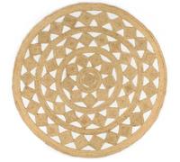 vidaXL Tapis fait à la main Jute tressée 180 cm 343614