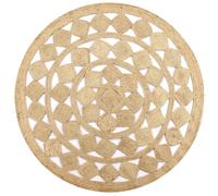 Vidaxl Tapis Fait À La Main Jute Tressée 90 Cm
