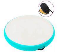 Vidaxl Tapis Gonflable De Gymnastique Avec Pompe 100x100x20cm Pvc Vert Vert