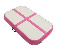 vidaXL Tapis Gonflable de Gymnastique avec Pompe Tapis d'Exercice Tapis de Yoga Kickboxing Parc Lutte Ecole Club Sportif 60x100x10 cm PVC Rose