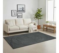Vidaxl Tapis Gris Foncé 120 X 170 Cm Jute