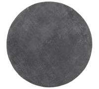 vidaXL Tapis HUARTE à Poils Courts Doux et Lavable Anthracite Ø 120 cm