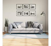 Vidaxl Tapis Huarte À Poils Courts Doux Et Lavable Bleu 100x200 Cm