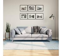 Vidaxl Tapis Huarte À Poils Courts Doux Et Lavable Bleu 160x230 Cm