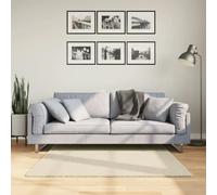 vidaXL Tapis HUARTE à Poils Courts Doux et Lavable crème 120x120 cm