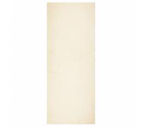 Tapis à Poils Courts Doux et Lavable Moquette Carpette Crème 80x200 cm vidaXL