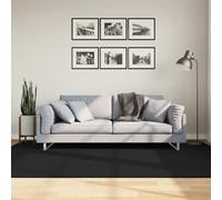 Vidaxl Tapis Huarte À Poils Courts Doux Et Lavable Noir 160x230 Cm