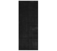 vidaXL Tapis – À poils courts doux et lavable – Moderne pour salon/chambre Noir 80x200 cm