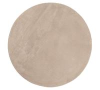 Vidaxl Tapis Huarte À Poils Courts Doux Et Lavable Sable Ø 100 Cm