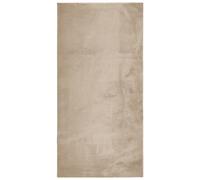 Tapis à Poils Courts Doux et Lavable Moquette Carpette Sable 100x200 cm vidaXL