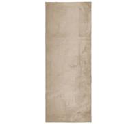 vidaXL Tapis à poils courts doux et lavable sable 80x200 cm 375053 Multicolore