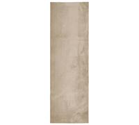 Vidaxl Tapis Huarte À Poils Courts Doux Et Lavable Sable 80x250 Cm