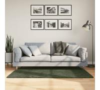 Vidaxl Tapis Huarte À Poils Courts Doux Et Lavable Vert Forêt 80x150cm