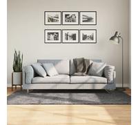 Vidaxl Tapis Huarte À Poils Courts Doux Lavable Anthracite 120x170 Cm