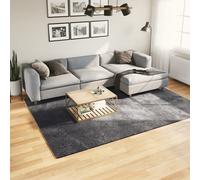 vidaXL Tapis à Poils Courts Doux et Lavable, Moquette de Sol, Tapis de Zone, Carpette de Salon Salle de Séjour, Moderne, Anthracite 200x280 cm