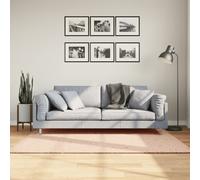 Vidaxl Tapis Huarte À Poils Courts Doux Lavable Rouge Clair 120x170 Cm