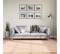 Vidaxl Tapis Huarte À Poils Courts Doux Lavable Rouge Clair 200x200 Cm
