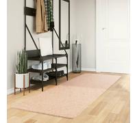 Vidaxl Tapis Huarte À Poils Courts Doux Lavable Rouge Clair 80x250 Cm