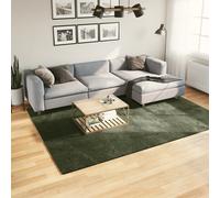 Vidaxl Tapis Huarte À Poils Courts Doux Lavable Vert Forêt 200x280 Cm