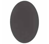 vidaXL Tapis HUARTE Anthracite 120 x 170 cm Polyester, Tapis Ovale Pliable Anti-dérapant pour Le Salon, Style Moderne, déco intérieure/extérieure Chic