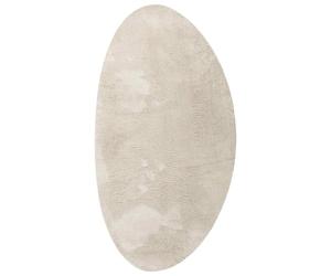 vidaXL Tapis HUARTE Beige 100 x 200 cm Polyester | Hyper agréable sous les pieds, Belle forme ovale pour une ambiance moderne, Juste un petit nettoyage quand c'est nécessaire