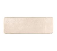 vidaXL Tapis Imprimé Crème 150 x 50 cm Polyester et PVC, Tapis de Salon, Tapis de Couloir Moderne insonorisant, Lavable en Machine, antidérapant, élégant, Polyester, déco d'intérieur