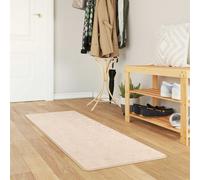 Vidaxl Tapis Imprimé Crème 200 X 50 Cm Polyester Et Pvc