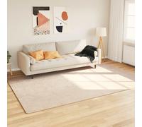 Vidaxl Tapis Imprimé Crème 300 X 190 Cm Polyester Et Pvc
