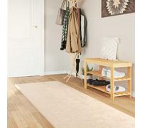 Vidaxl Tapis Imprimé Crème 400 X 80 Cm Polyester Et Pvc