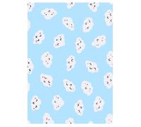 Vloerkleed met print 160x230 cm stof meerkleurig325387