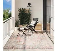 vidaXL Tapis Intérieur Extérieur Design Vintage, Moquette de Sol, Tapis de Zone, Carpette de Salon Chambre Bureau, 375690 Multicolore