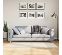 Vidaxl Tapis Istan À Poils Longs Aspect Brillant Crème 80x150 Cm