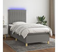 Vidaxl Tapis Istan À Poils Longs Aspect Brillant Gris 80x150 Cm