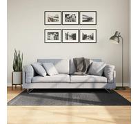 Vidaxl Tapis Iza Poils Courts Style Scandinave Anthracite 120x170 Cm