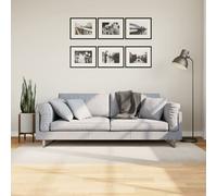 Vidaxl Tapis Iza Poils Courts Style Scandinave Crème 100x200 Cm