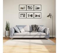 Vidaxl Tapis Iza Poils Courts Style Scandinave Crème 120x170 Cm