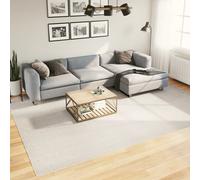Vidaxl Tapis Iza Poils Courts Style Scandinave Crème 240x340 Cm