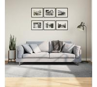 Vidaxl Tapis Iza Poils Courts Style Scandinave Gris 160x230 Cm