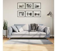 Vidaxl Tapis Iza Poils Courts Style Scandinave Gris 80x150 Cm